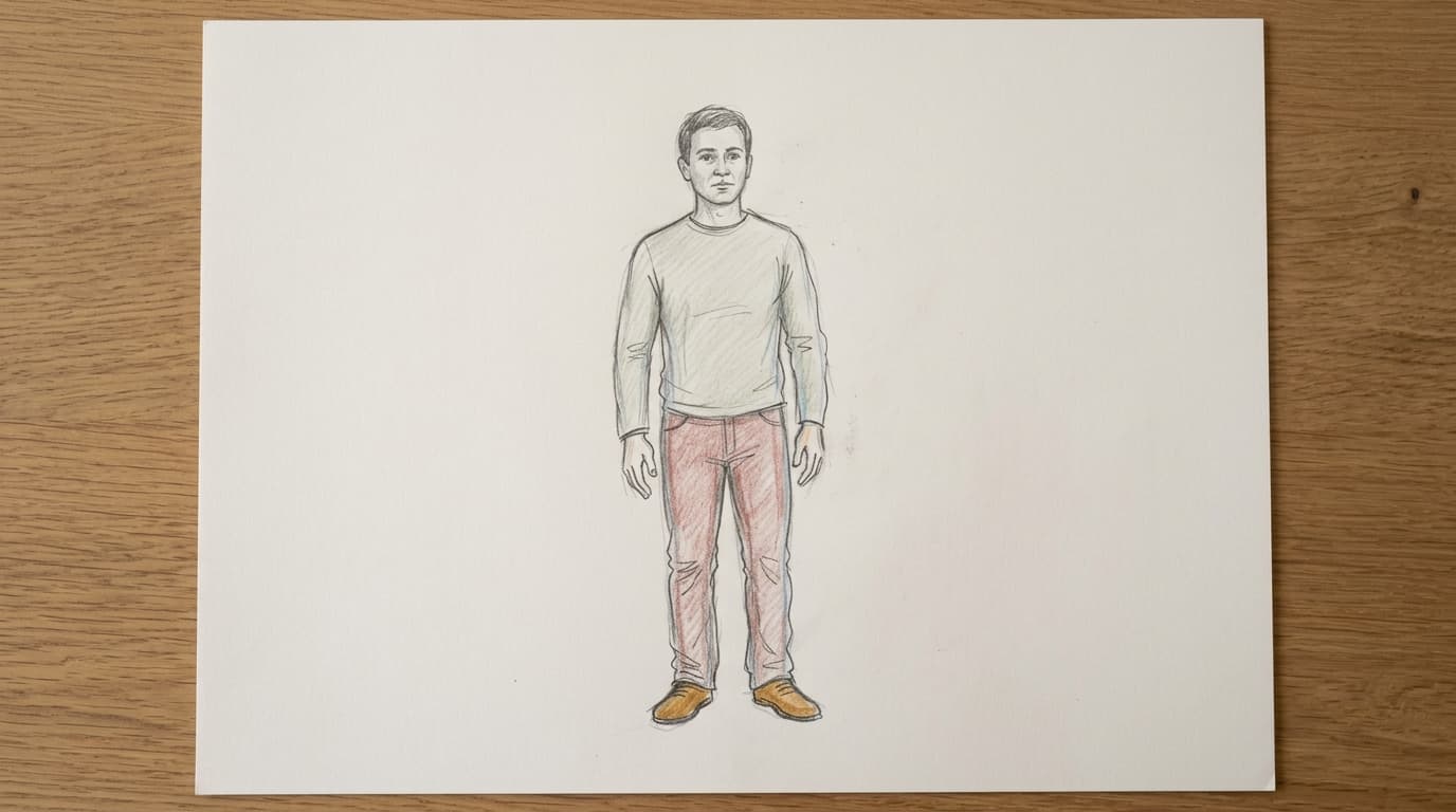 Example drawing: Draw-a-Person