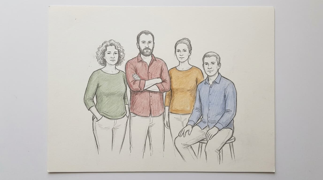 Example drawing: Family Drawing