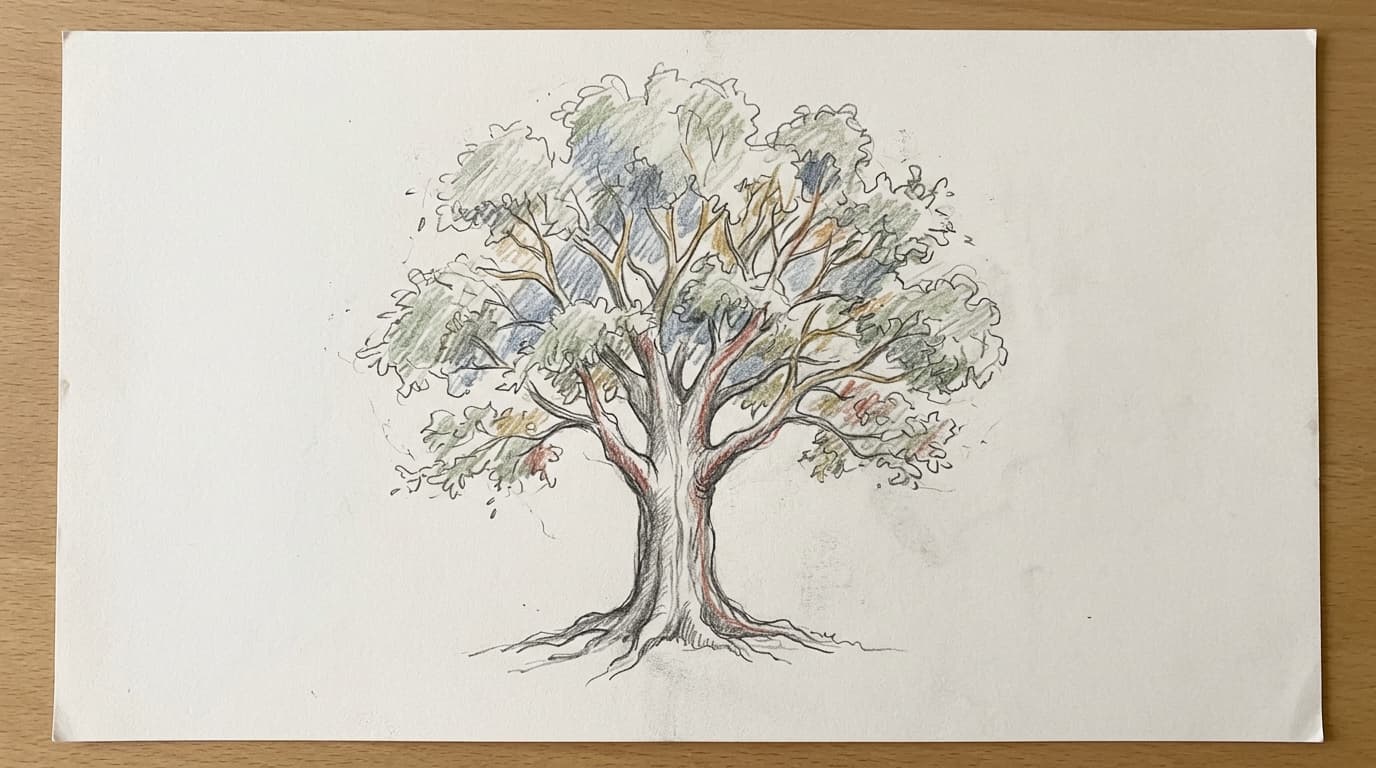 Example drawing: Tree Test (Baum)