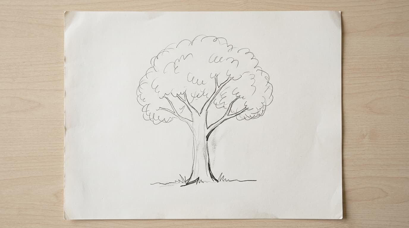 Example drawing: Tree Test (Baum)